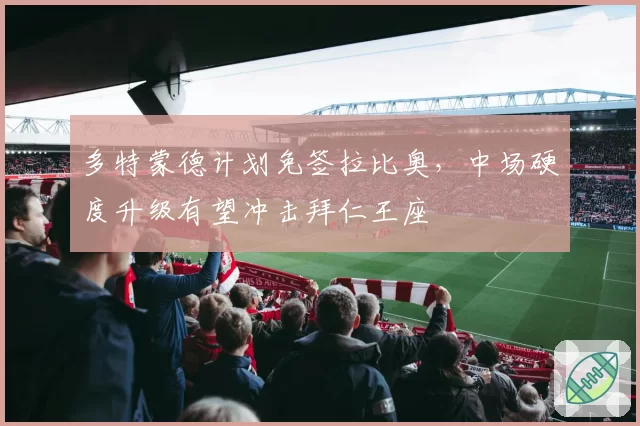 多特蒙德计划免签拉比奥,中场硬度升级有望冲击拜仁王座